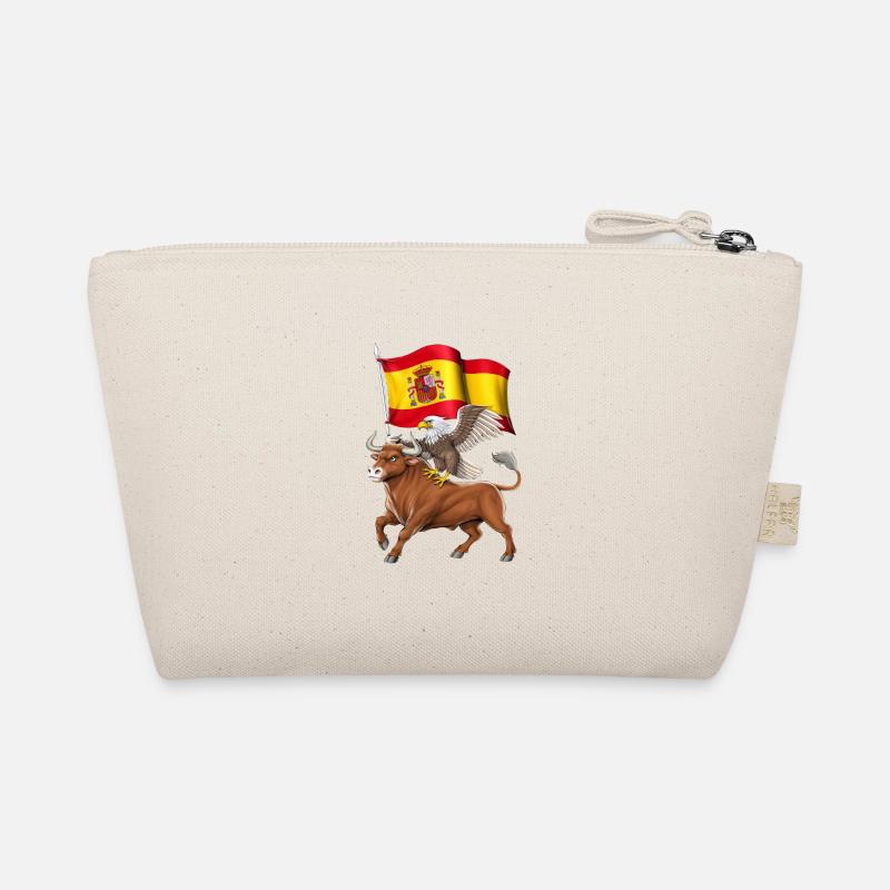 Spanish Bull and Eagle Organic Pouch