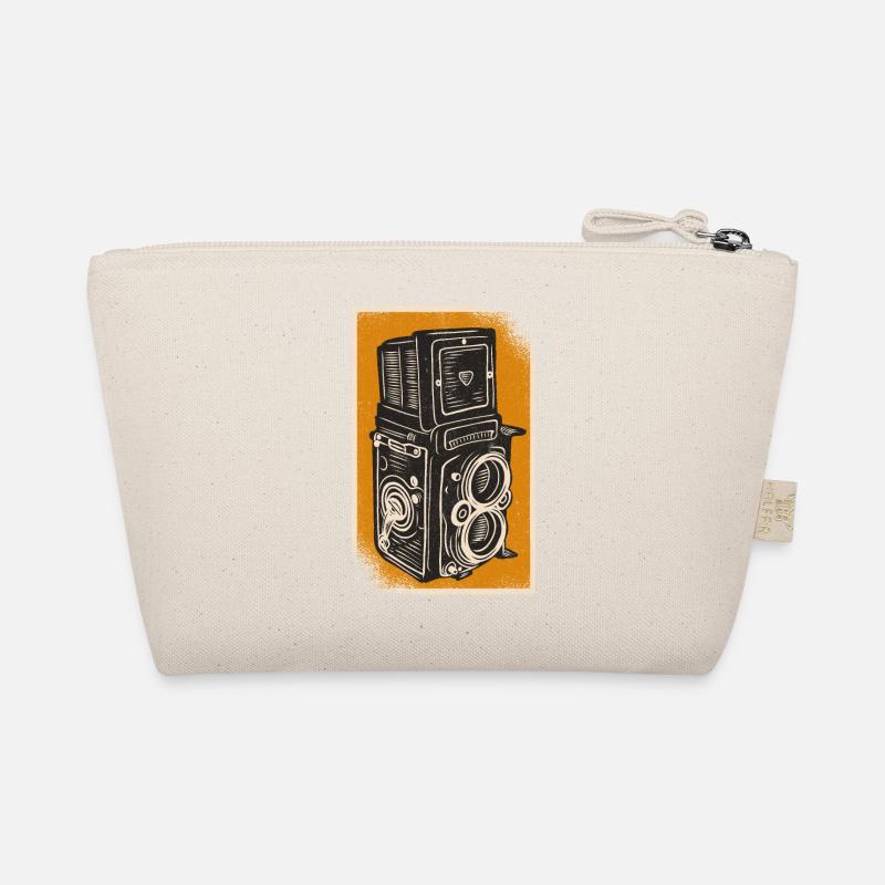 Foto Kamera Vintage - Bio-Täschchen - Natur