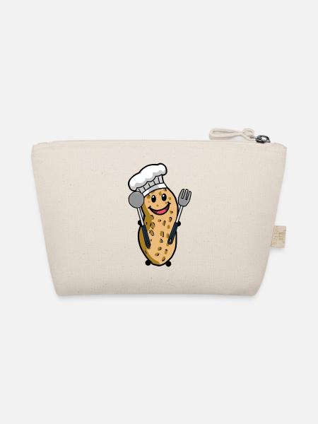 Cook Peanut Gourmet Culinary Art Hobby Chef Nut - Organic Pouch - nature - Back
