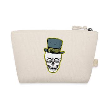 Schädel Totenkopf Dark Halloween Horror Fantasy - Bio-Täschchen - Natur - Hinten