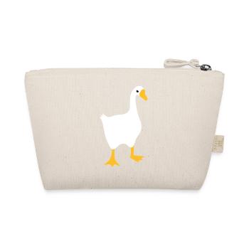 VERY angry white goose - Organic Pouch - nature - Back