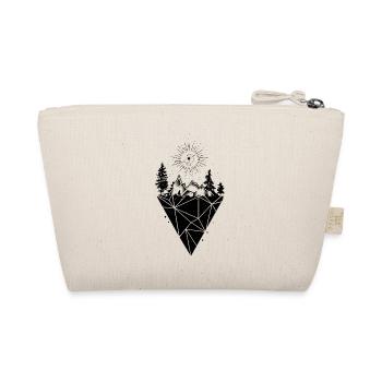 Geometric landscape - Organic Pouch - nature - Back