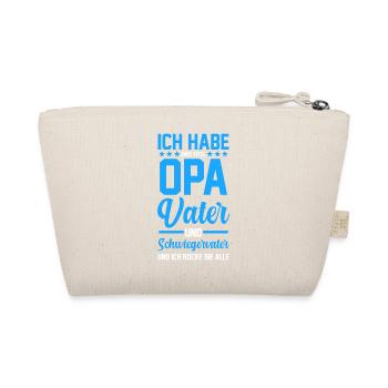 Schwiegervater Opa Vater Papa - Bio-Täschchen - Natur - Hinten
