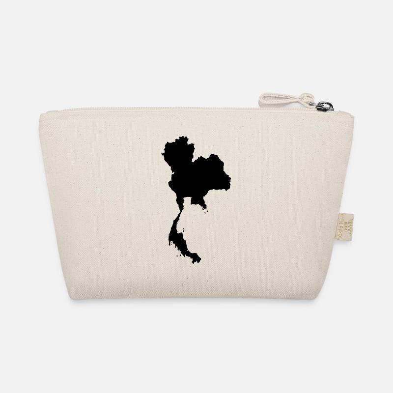 Thailand Silhouette Map Organic Pouch