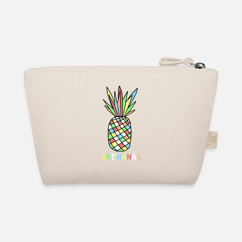 multicolored pineapple - Organic Pouch - nature