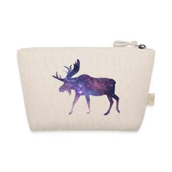 Moose Space Universe Stars Sky - Organic Pouch - nature - Back