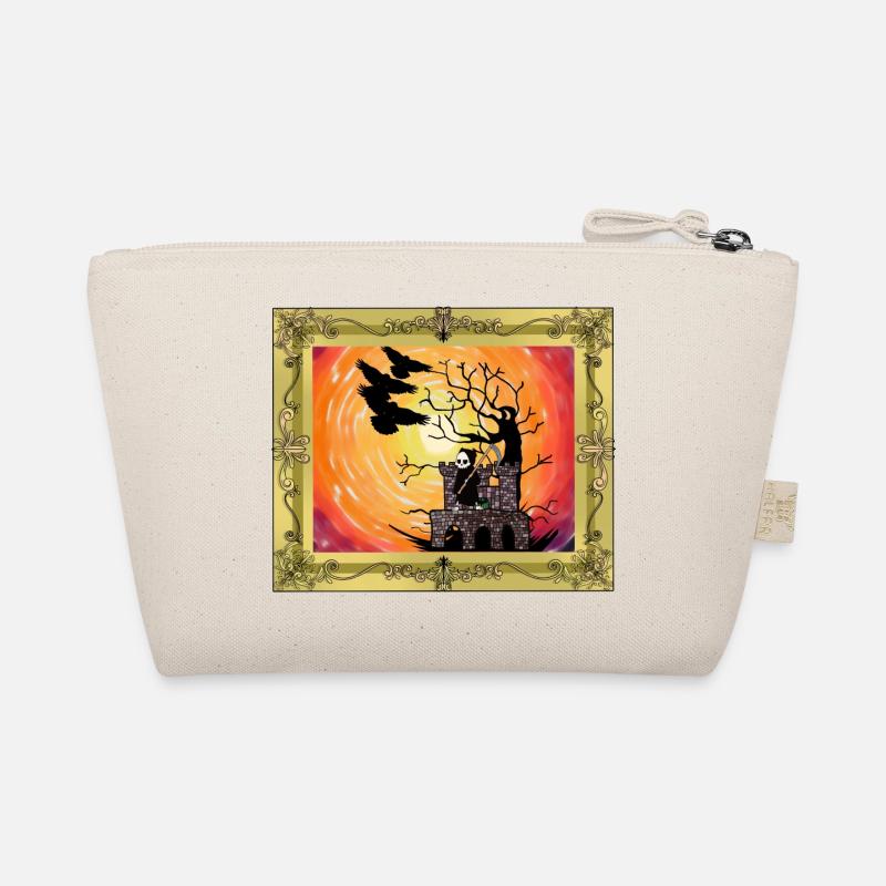 Middle Ages Castle Witching Hour Halloween Horror Organic Pouch