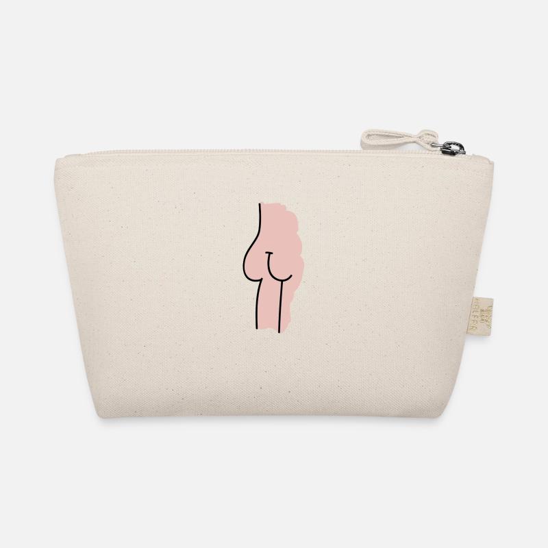 Nackter Hintern Illustration Geschenk Bio-Täschchen