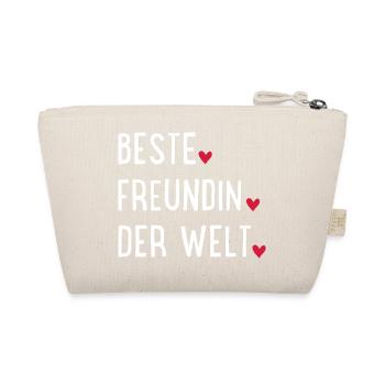 Beste Freundin der Welt - Bio-Täschchen - Natur - Hinten