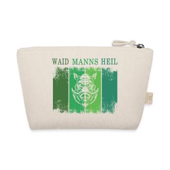 jäger "waidmannsheil" auf der jagd retro jagdmotiv - Bio-Täschchen - Natur - Hinten