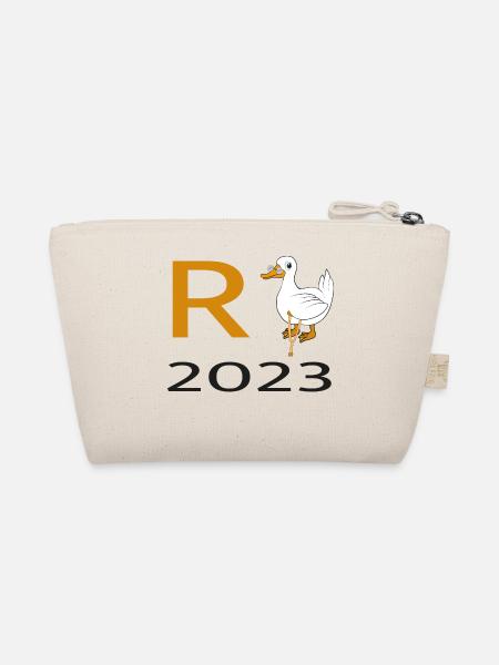 Rente Ente 2023 - Bio-Täschchen - Natur