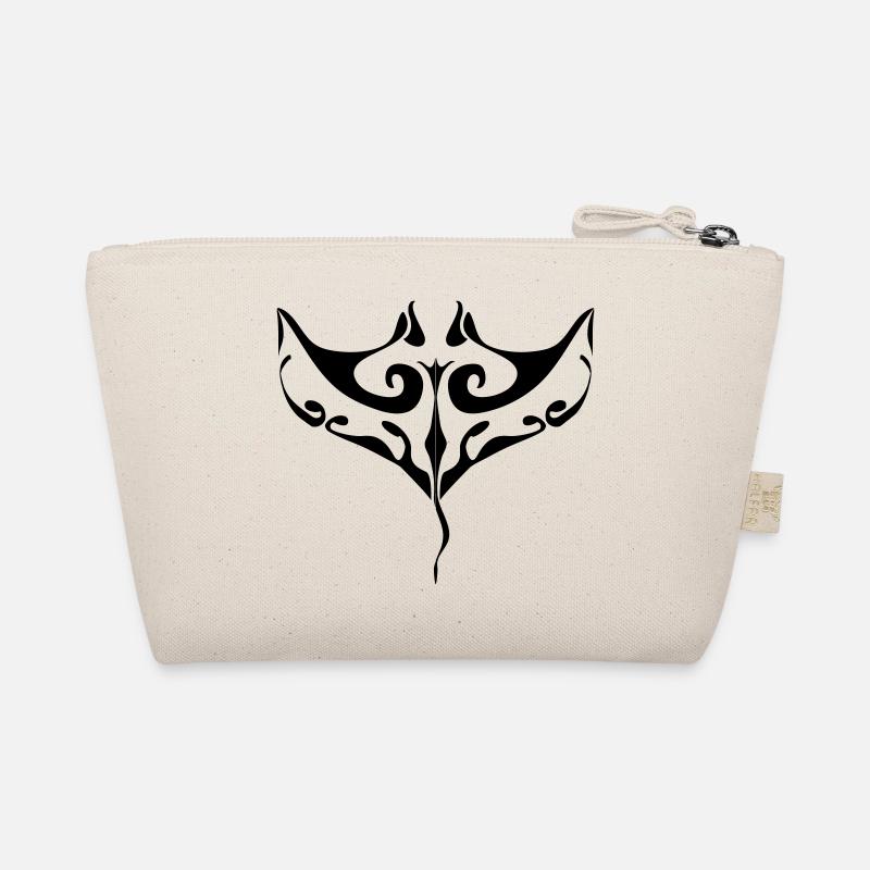 Manta ray tatoo Organic Pouch