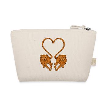 Guépard couple Saint Valentin - Trousse biologique - nature - Dos