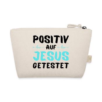 Auf Jesus getestet Gott Geschenkidee - Bio-Täschchen - Natur - Hinten
