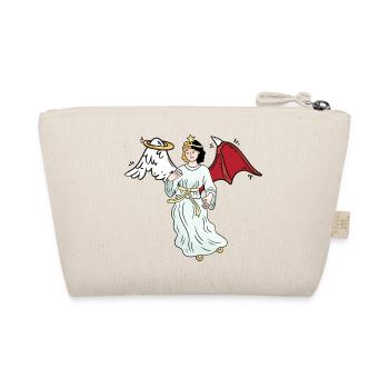 Angel Devil Good Evil Feelings Emotion Satan Dark - Organic Pouch - nature - Back