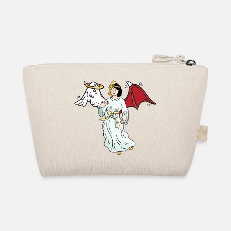 Angel Devil Good Evil Feelings Emotion Satan Dark Organic Pouch