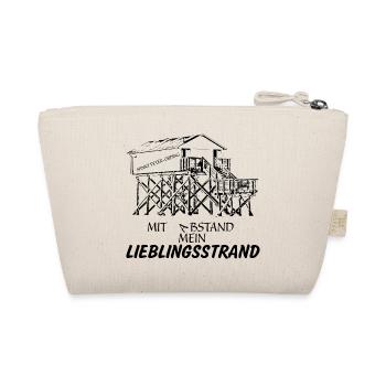 Mit Abstand mein Lieblingsstrand - Bio-Täschchen - Natur - Hinten