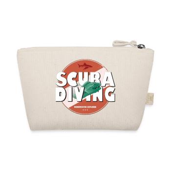 Scuba Diving Patch Logo with Moray Eel - Organic Pouch - nature - Back