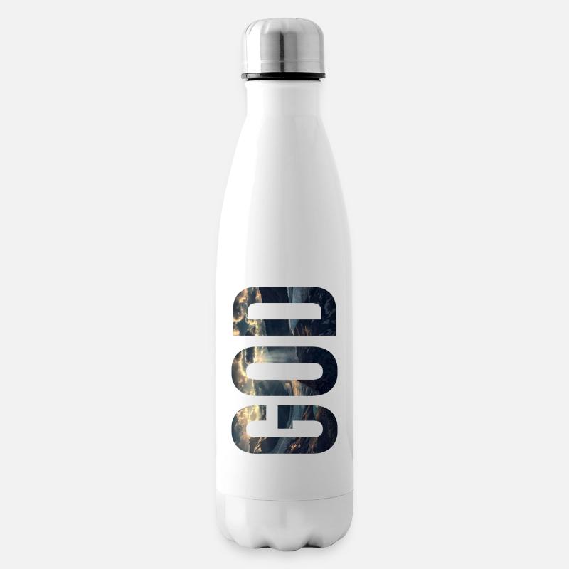 Dieu - Bouteille isotherme - blanc
