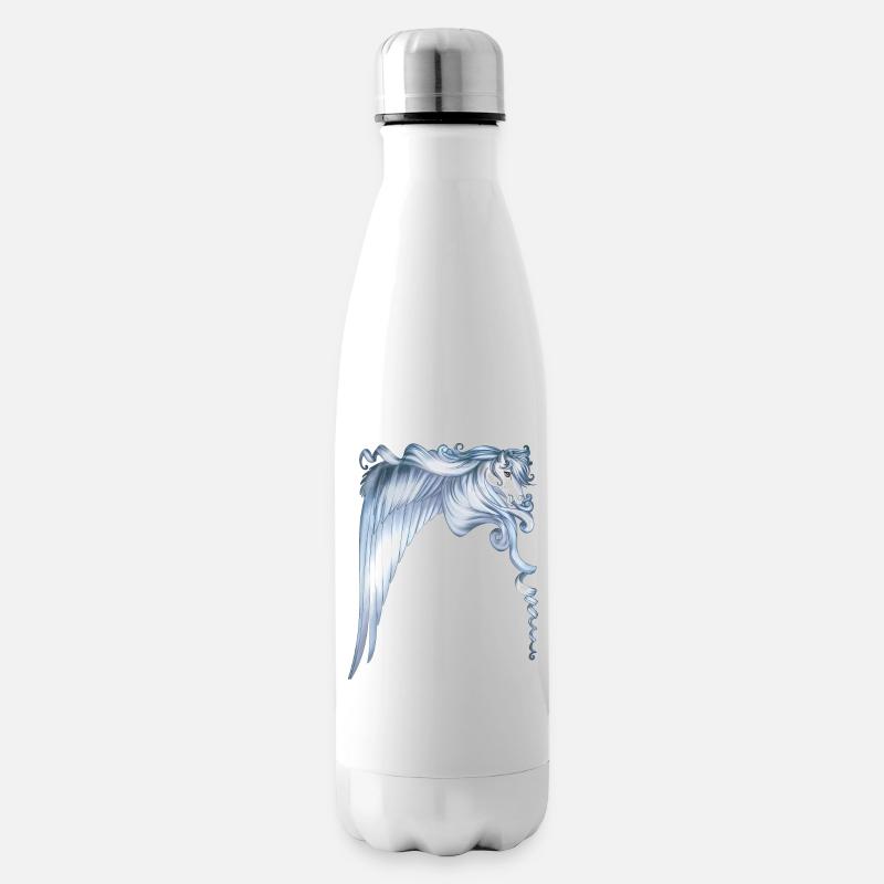 Pegasus Head avec Big Wing - Bouteille isotherme - blanc