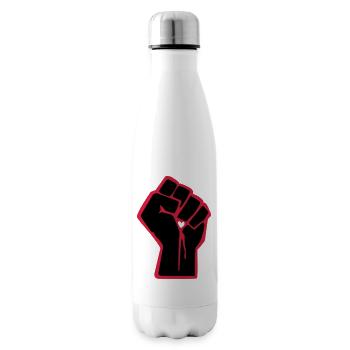 Fist avec le coeur - Bouteille isotherme - blanc - Droite