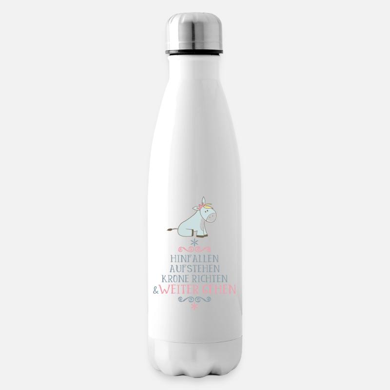 lustiger Spruch - Isolierflasche - Weiß