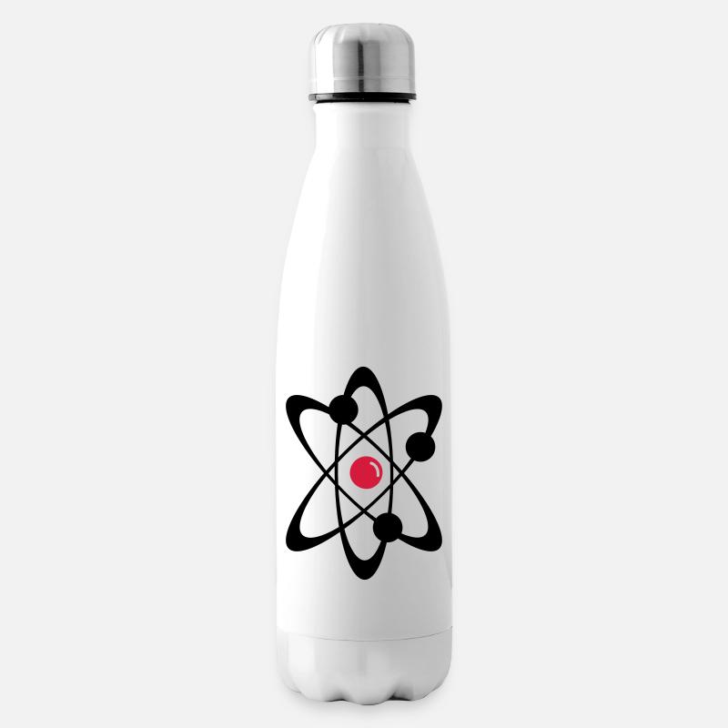 Atomique nucléaire radioactive science nucléaire 2 - Bouteille isotherme - blanc