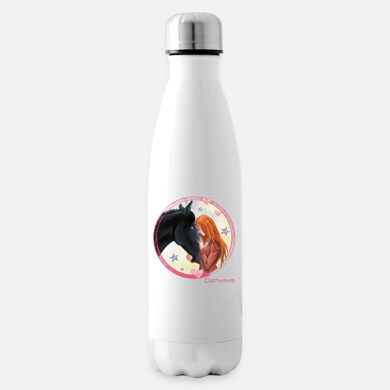 Ostwind Mika und Ostwind Pferdeliebe - Isolierflasche - Weiß