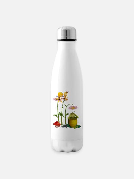 Biene Maja Kurt Ist Müde - Isolierflasche - Weiß