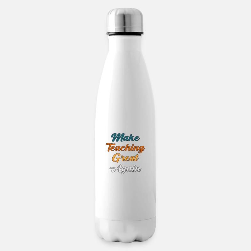 Inspirez un enseignement de qualité - Bouteille isotherme - blanc