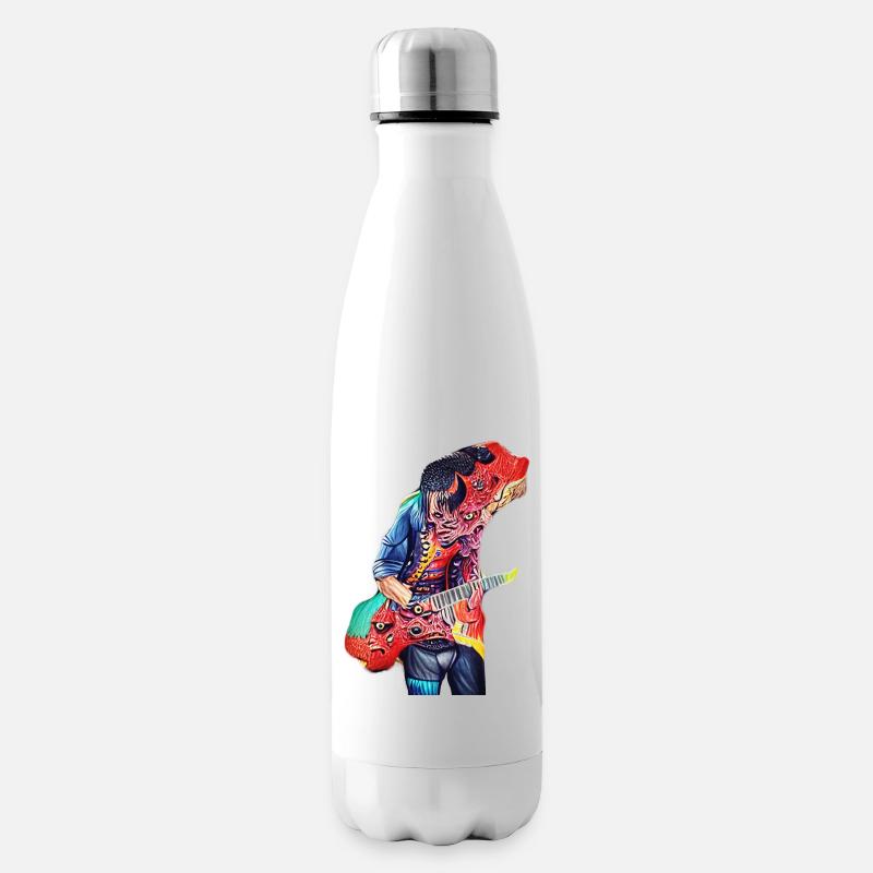 Demon Gitarrist - Isolierflasche - Weiß