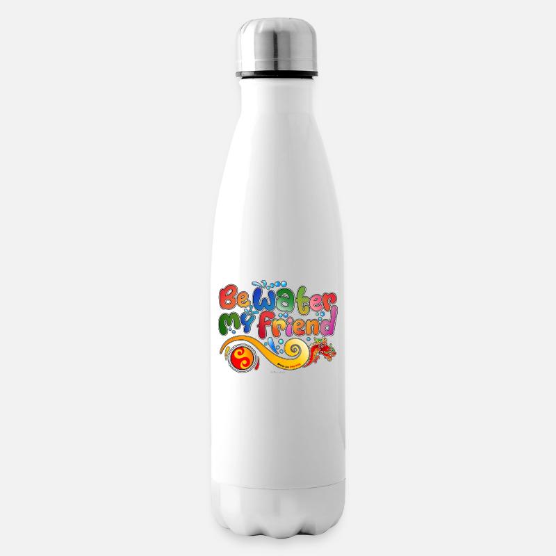 Hommage an Bruce Lee - Isolierflasche - Weiß