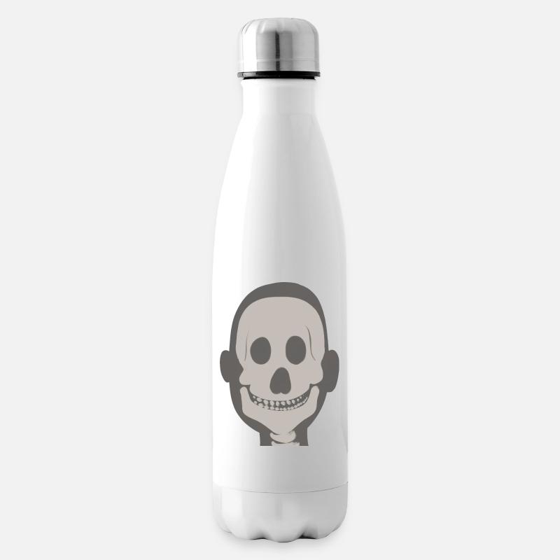 Friendly face in X-ray vision - Insulated Water Bottle - white