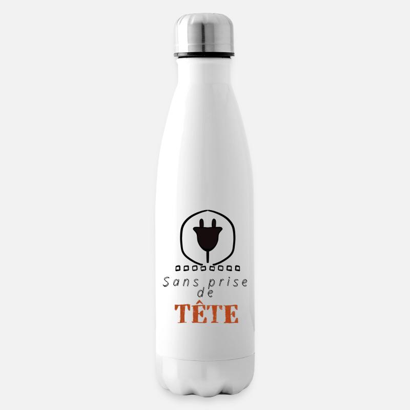 Sans prise de Tête - Bouteille isotherme - blanc