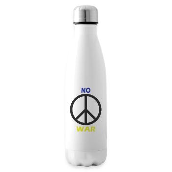 No WAR! - Insulated Water Bottle - white - Right