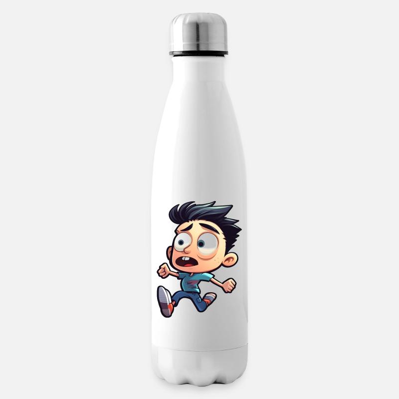 Fantastical Figures - Insulated Water Bottle - white