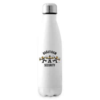 Bräutigam Security (JGA / Karikatur / Tanz / 3C B) - Isolierflasche - Weiß - Rechts