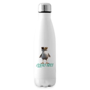 Möwe Flyday Vibes Cool Süß Sommer Urlaub - Isolierflasche - Weiß - Rechts