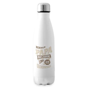 Je m’appelle Papa - Bouteille isotherme - blanc - Droite