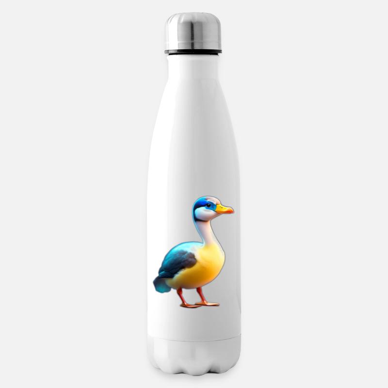 Ente - Isolierflasche - Weiß