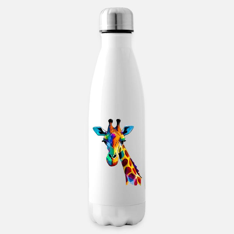Girafe - Bouteille isotherme - blanc