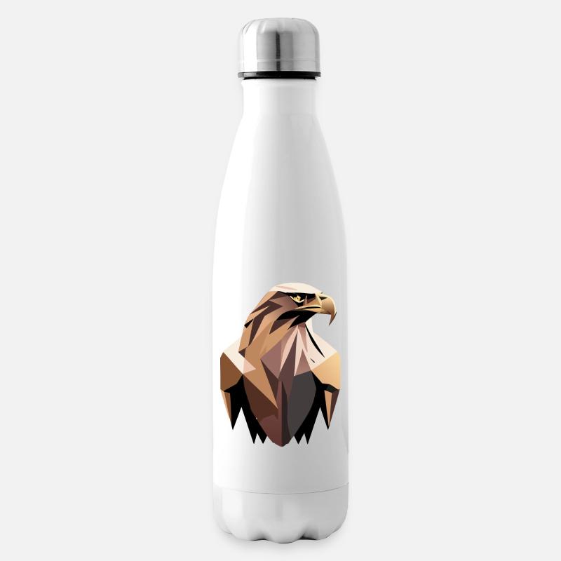 Steinadler - Isolierflasche - Weiß