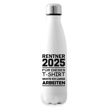 rentner 2025 - Isolierflasche - Weiß - Rechts