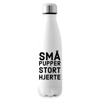 Kleine Titten, großes Herz - Isolierflasche - Weiß - Rechts
