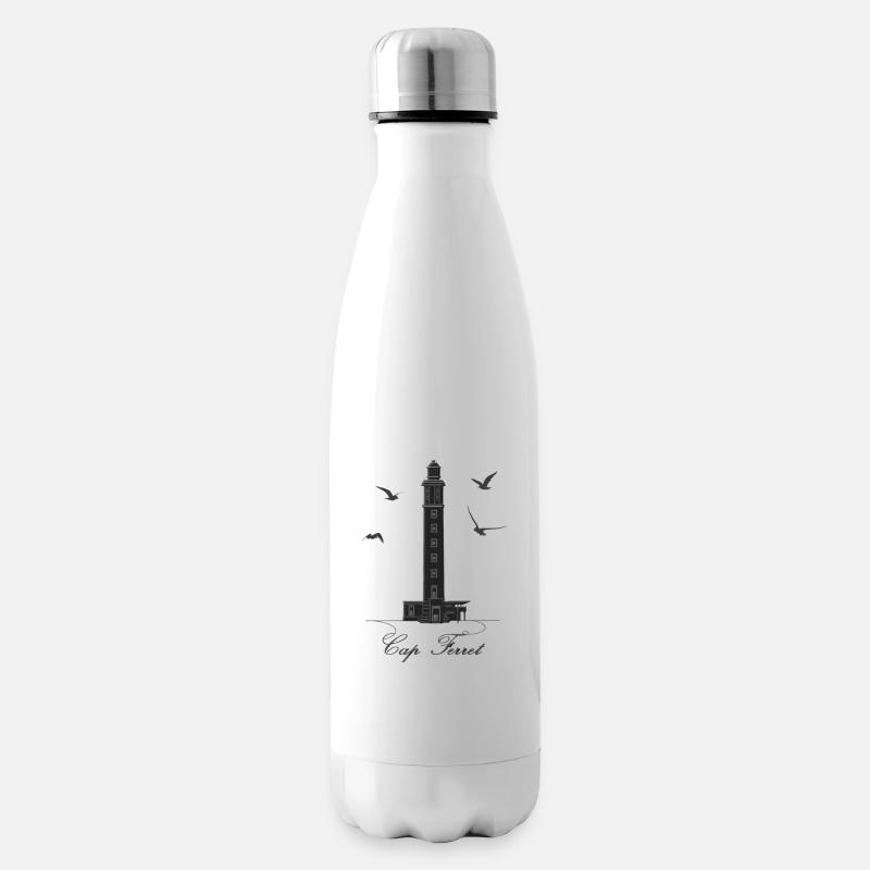 phare du cap ferret - Bouteille isotherme - blanc
