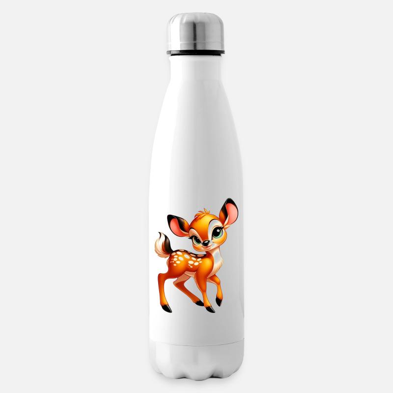 Fawn - Insulated Water Bottle - white