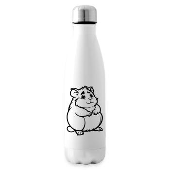 Hamster Bande Dessinée Animal - Bouteille isotherme - blanc - Droite