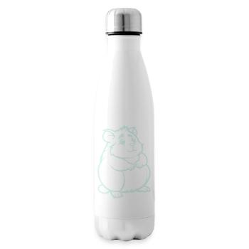 Hamster Comic Animal - Insulated Water Bottle - white - Right