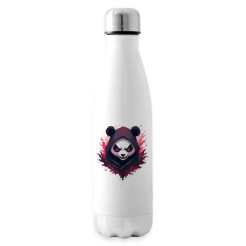 Panda ninja maléfique - Bouteille isotherme - blanc - Droite