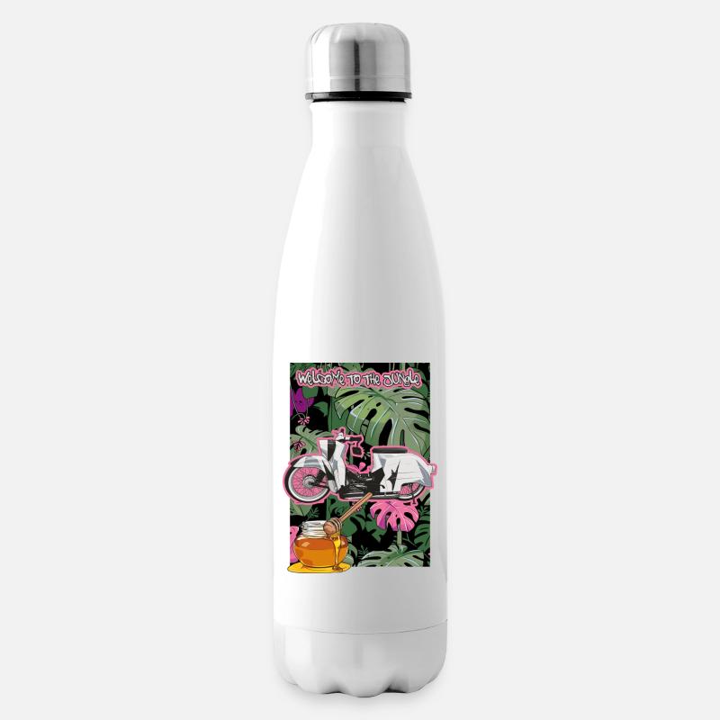 Schwalbe (camouflage) // Illustration - Isolierflasche - Weiß